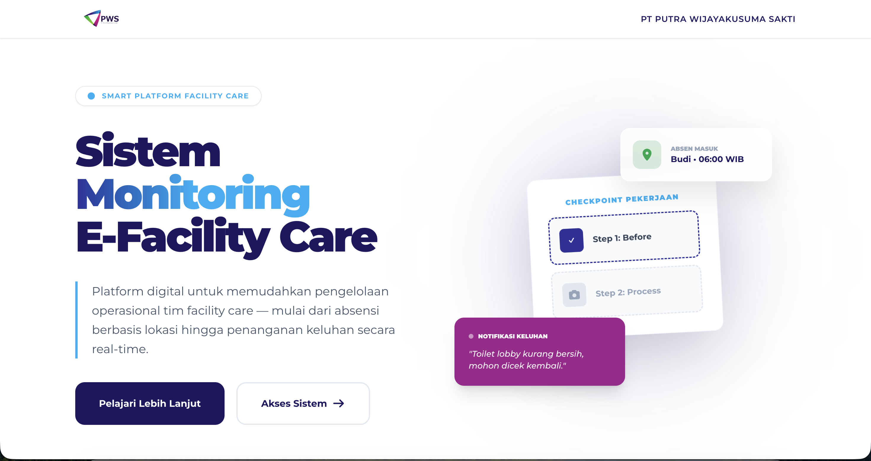 PT PWS e-Facility Care