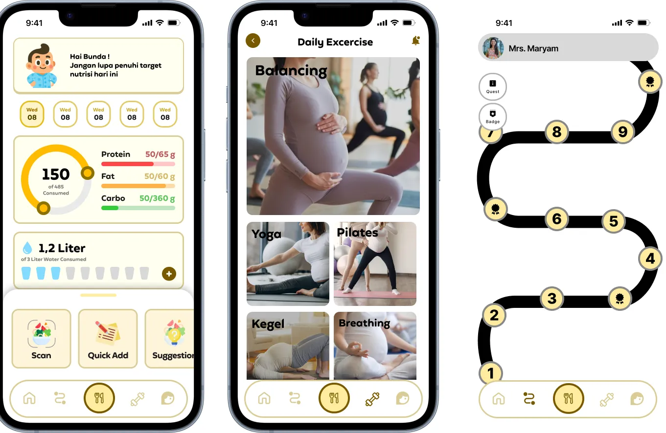 NutriBunda — Maternal Nutrition App